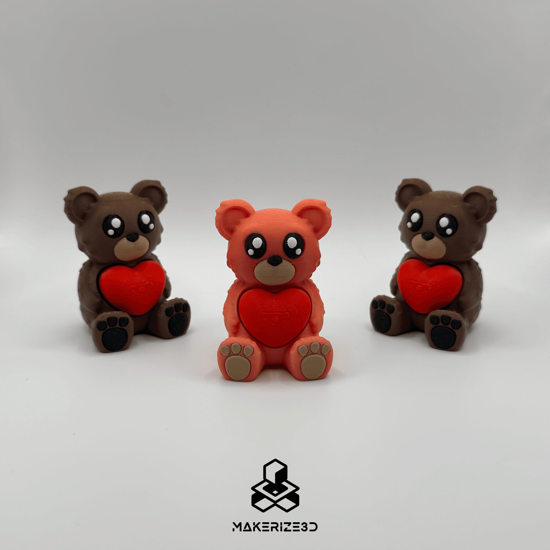 Valentine Teddy Bear Clicker 3d model