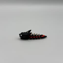 Baby Dragon Flexy + Keychain 3d model