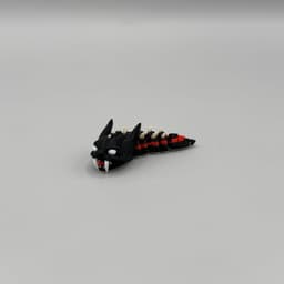 Baby Dragon Flexy + Keychain 3d model