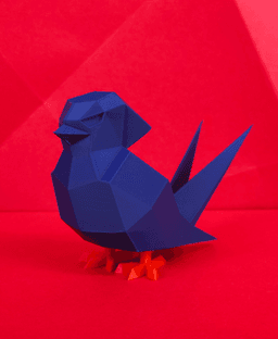 Swellow Low Poly Pokemon 3d model