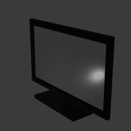 Flat Screen TV 3d model