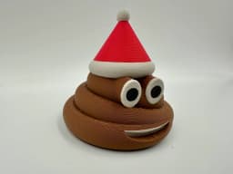 Christmas Poop Emoji 3d model