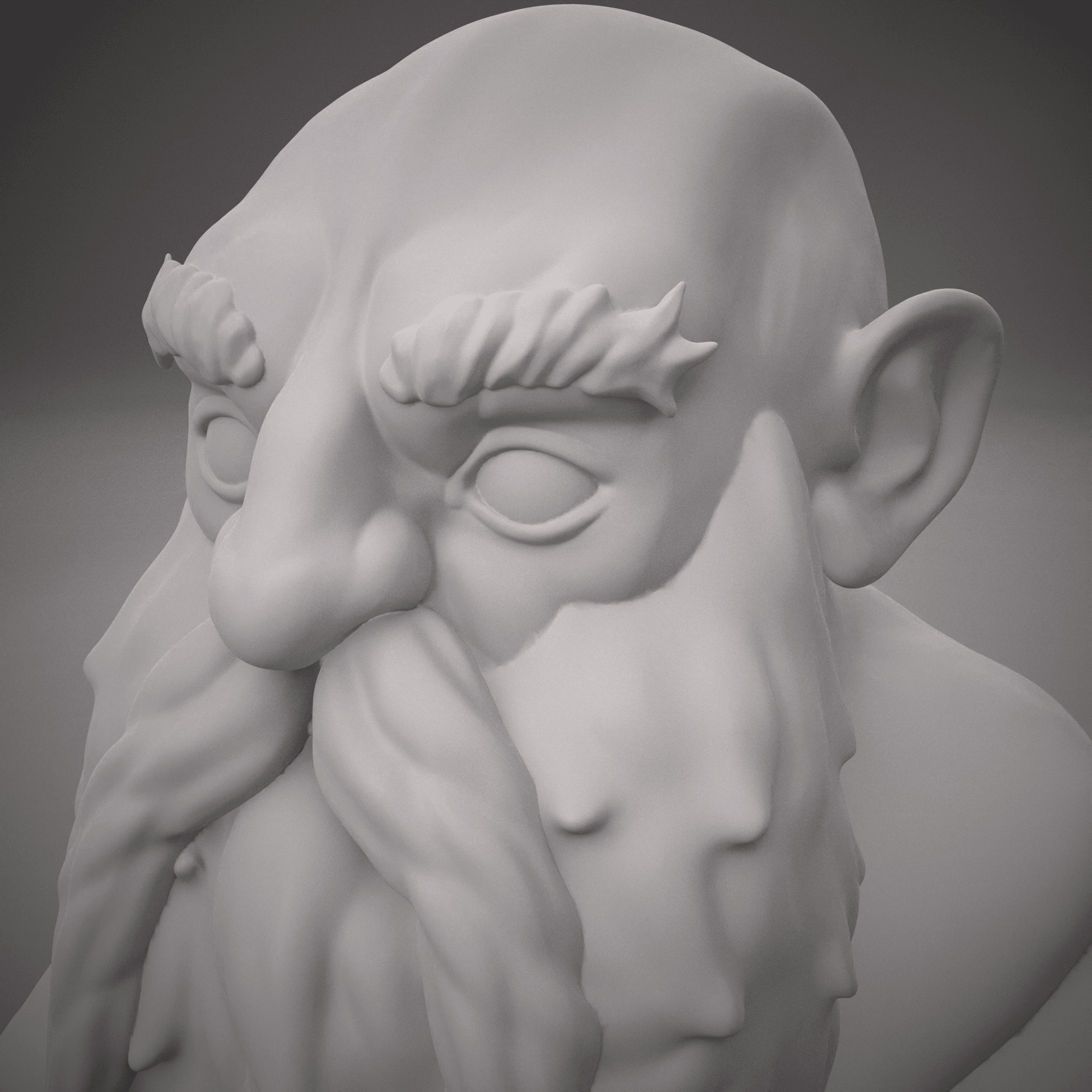 Dwarf Bust | 3D Printable 3d model
