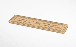 Ezgo GoEz logo 3d model