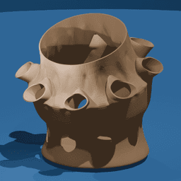 Squid Pencil Holder 3d model