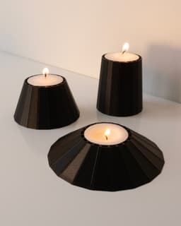 PLEIADES Tealight Set // 4 Candle Holders 3d model