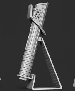 Darksaber with stand 3d model