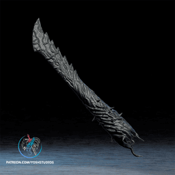 Agent Venom Symbiote Blade 3D Printer STL File 3d model