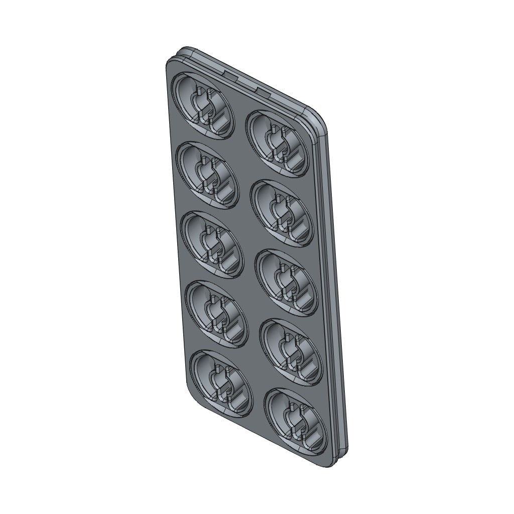 D-LOCK_PANEL.2X5-L 3d model