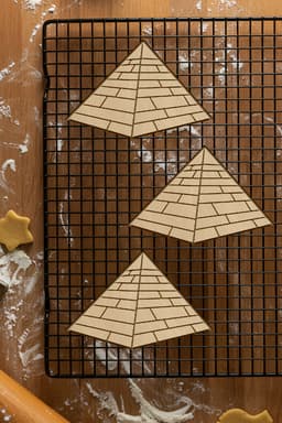 Pyramid Cookie Cutter, Biscuit Cutter 3d model