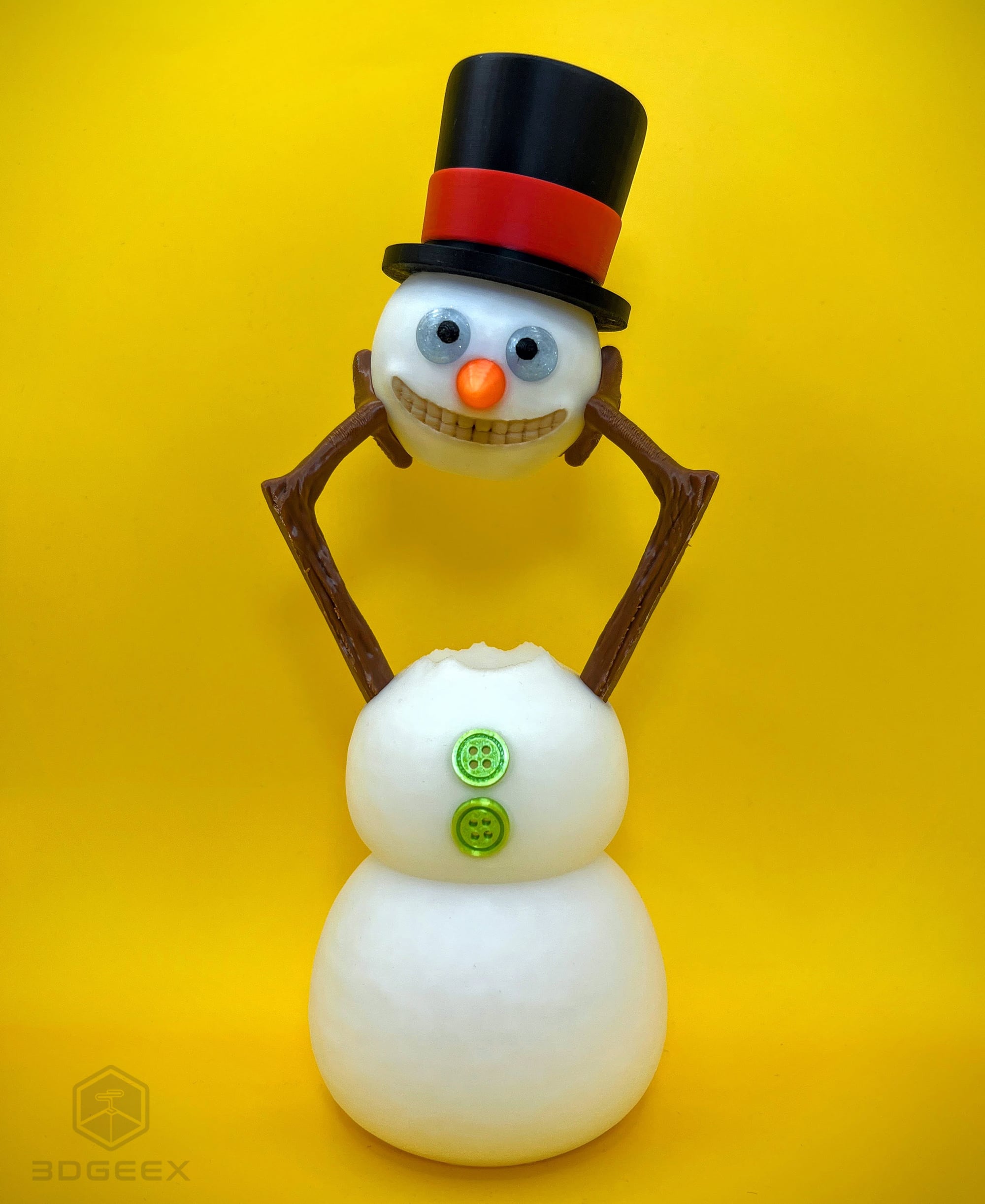 Decapitated Snowman - V2 3d model