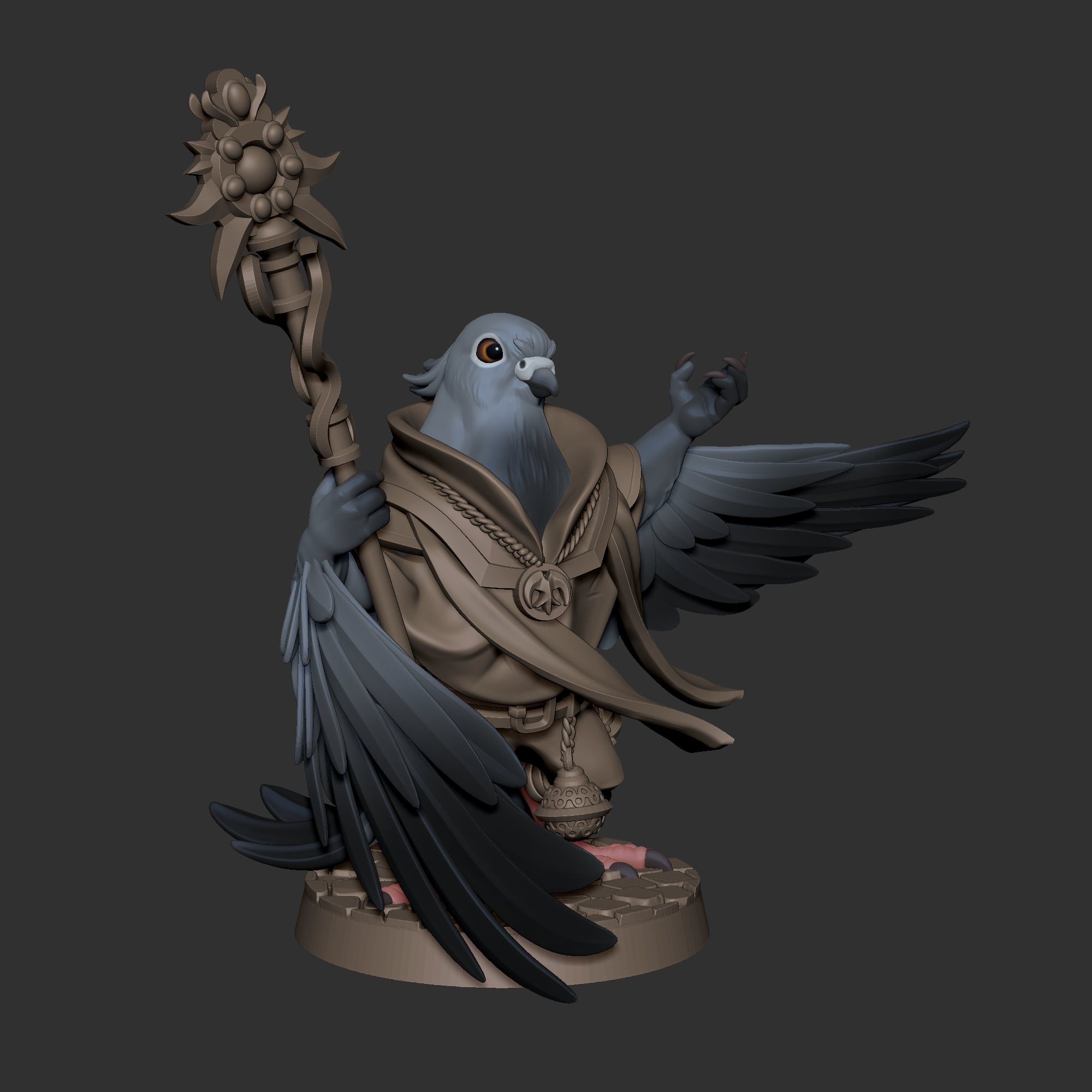 Pigeonfolk Cleric 3d model