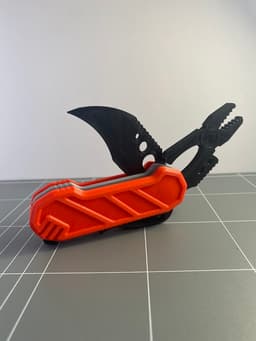 FoldX - Foldable Multi-Tool - Mini Pliers Tool-head 3d model