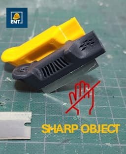 Precision Razor Blade Handle 3d model