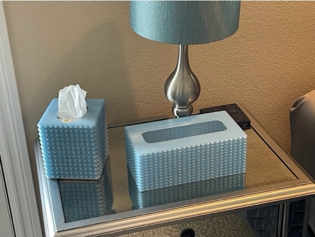 Parametric MCM Tissue Box Cover 3d model