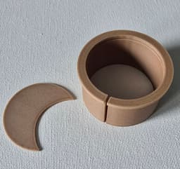 MOKA Design Cable pass-through cover Cable grommet cover 3d model