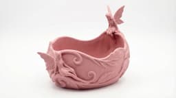 Fairy Bowl Organizer | Fantasy Desk Catchall Decor STL 3d model
