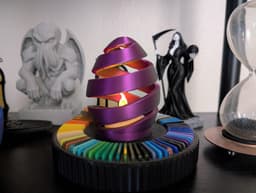 Spiral Egg Lamp Lamp Kit 3d model