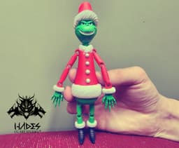 The Grinch Santa 3d model