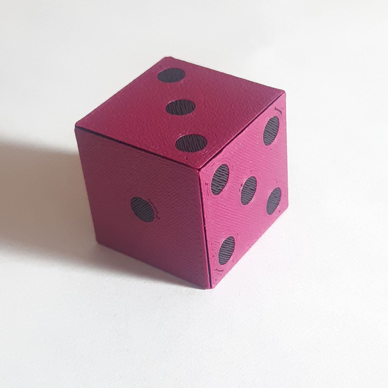 Fully Textured 6 Sided Dice (Cube) 3d model