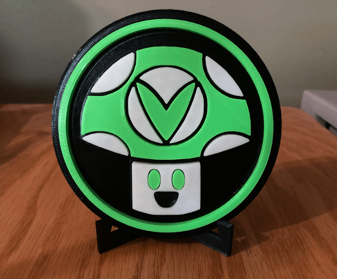 Vineshroom Disc Display 3d model