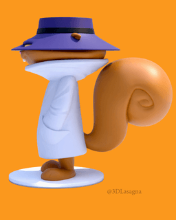 Secret Squirrel 3d model