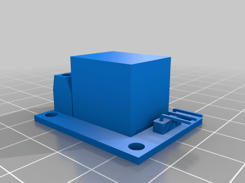 KY-019 Single Channel 120/220v 10A 5v Coil Relay for Arduino / Raspberry Pi 3d model