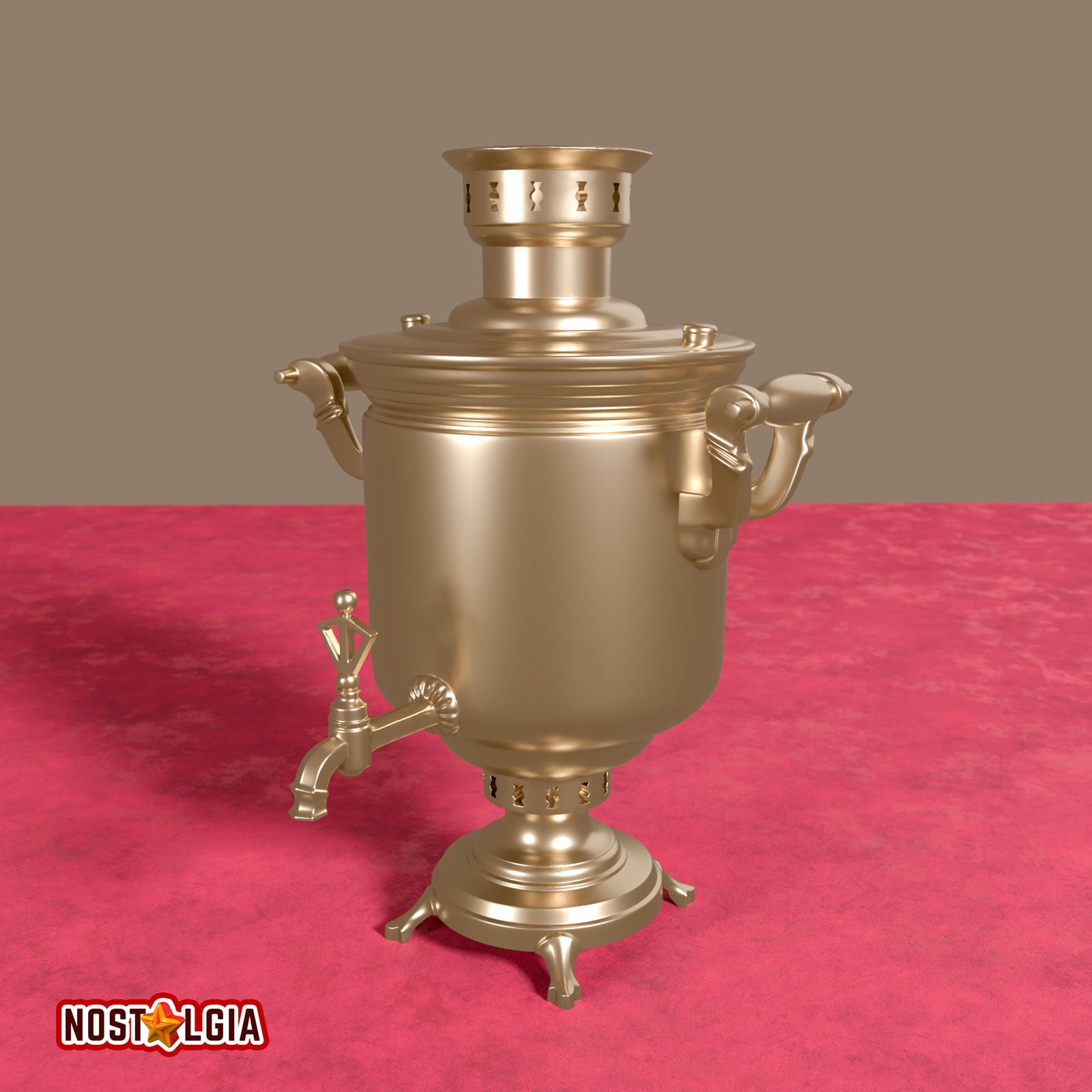 Samovar Vintage Fire Pot 3d model