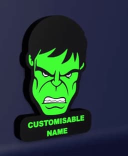 Hulk - LED Strip compatible 3d model