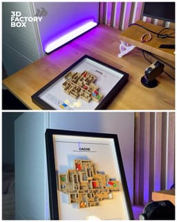 3D Printed Gaming Map - Inspired by "Cache" Fan Art 3d model
