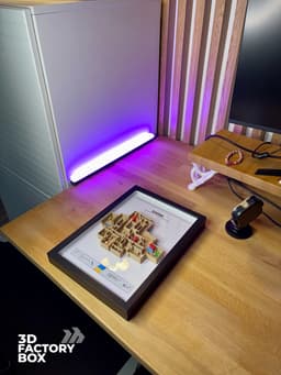 3D Printed Gaming Map - Inspired by "Cache" Fan Art 3d model