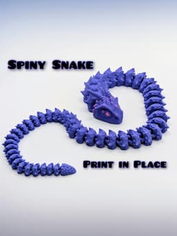 Spiny Snake 3d model