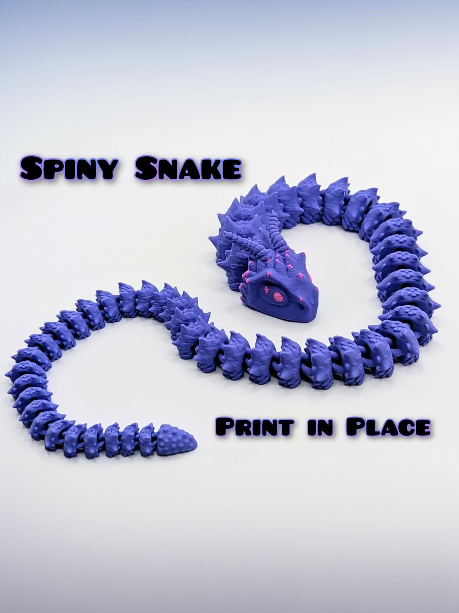 Spiny Snake 3d model