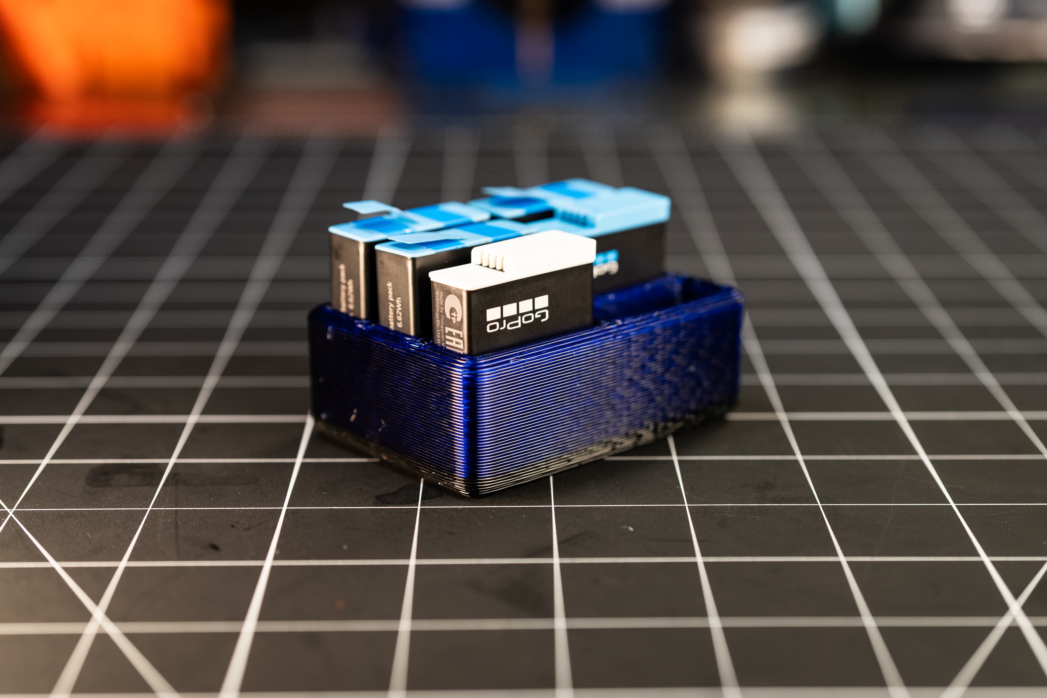 Rechargeable Battery Holder - GoPro 3d model
