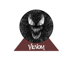 VENOM STRING-ART / MARVEL / COMICS 3d model