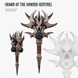 Crown of the Horned Sentinel 3d model