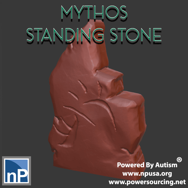 Mythos Standing Stone 3d model
