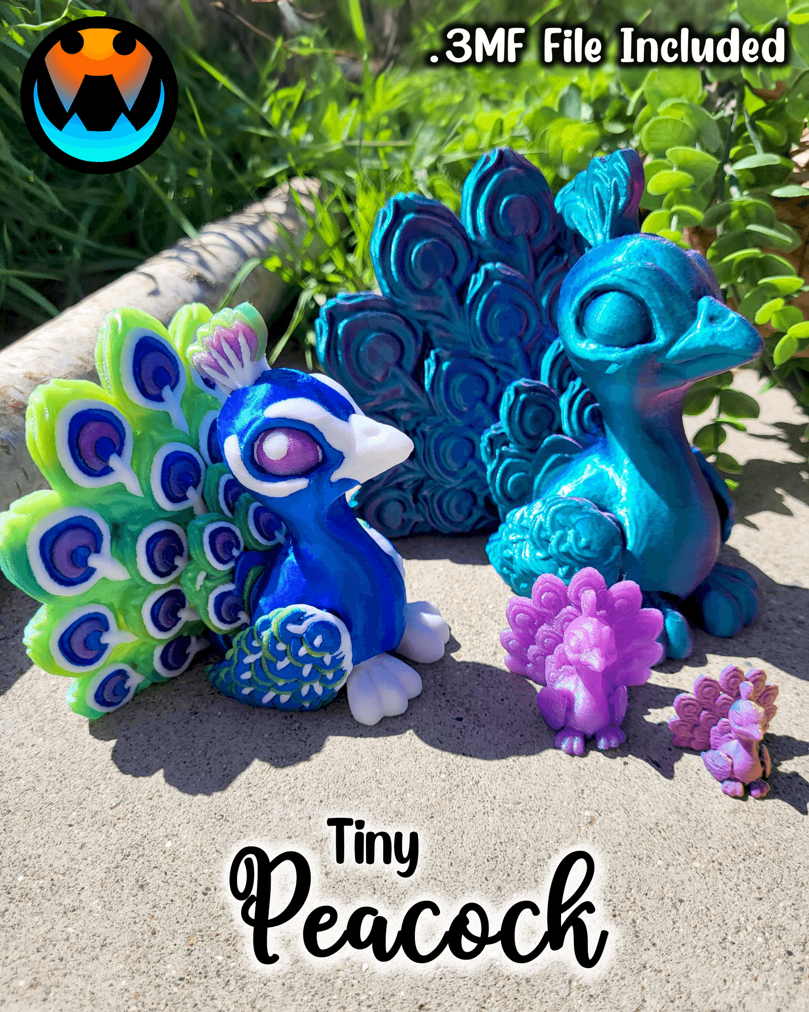 Tiny Peacock 3d model