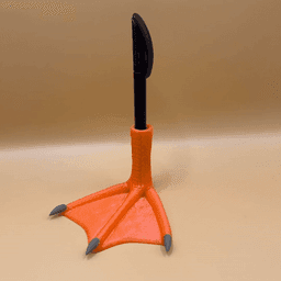 Duck Foot Pen Holder 3d model