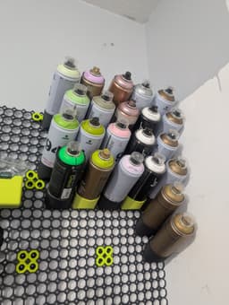 Multiboard Angled Spray Can Holder 3d model