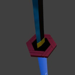 Giyu's Sword Demon Slayer 3d model