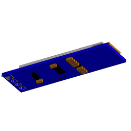 0.91 OLED Display 128x32 Pixel, Refence Model 3d model