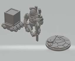 FHW CPU Sergeant with B0t3X 3d model