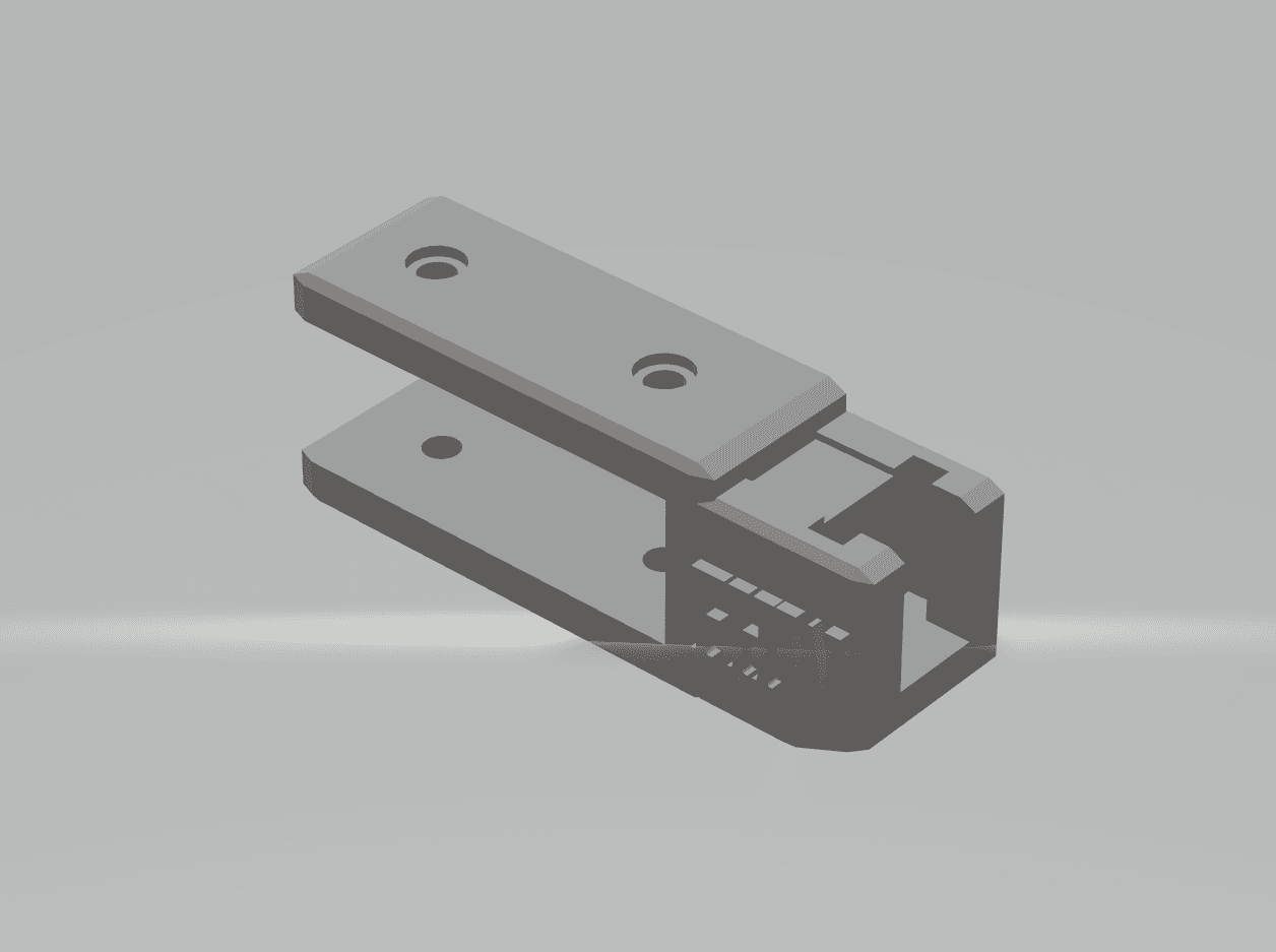 FHW: (Ikea BEKANT) Standing Desk clamp t slot version 1.0 3d model