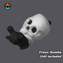 Tiny Skull Snail 3d model