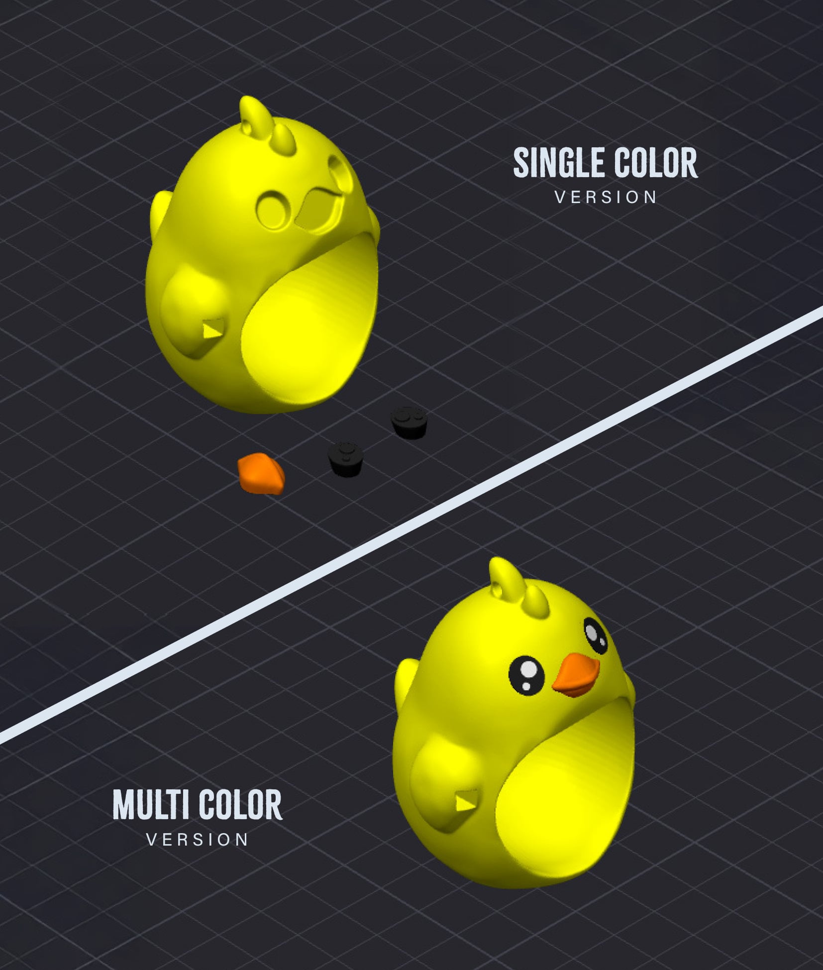 Chucky, the Baby Chicken 3d model
