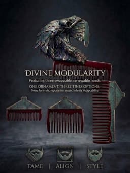 Raven_Beard_Accessories_Collection 3d model