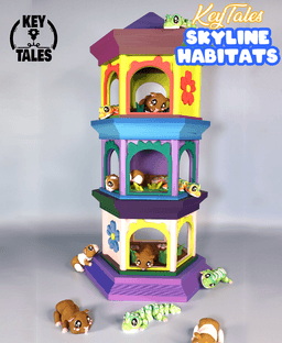 SKYLINE HABITATS! 3d model