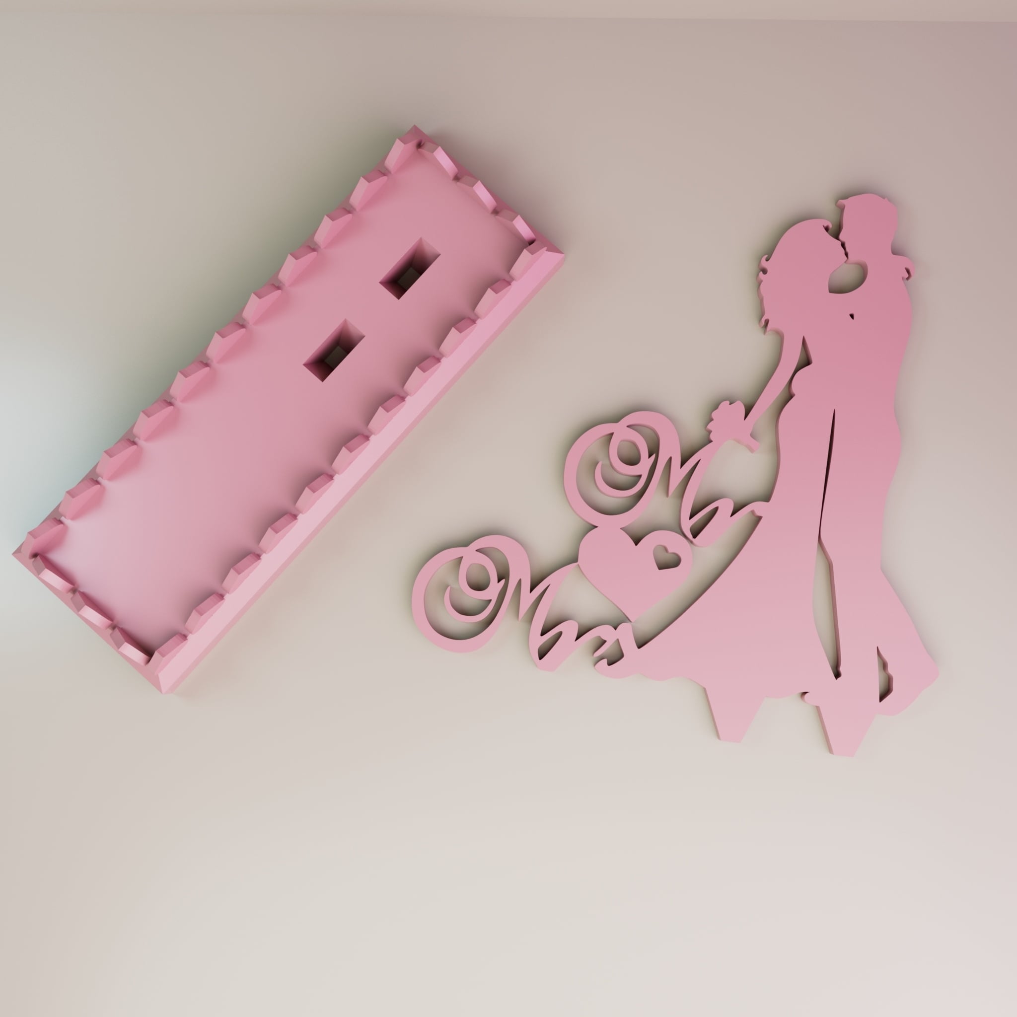 Couples, DECORATION, DESK DECORATION 3d model