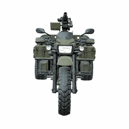 Military Tactical Trike Bike 3D Model 3d model